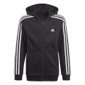 adidas Kurtka z kapturem Essentials 3-Pasy czarna dla chłopców